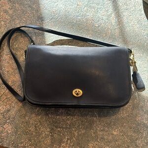 Vintage Coach Convertible Clutch Handbag